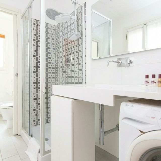 Bathroom with spa shower